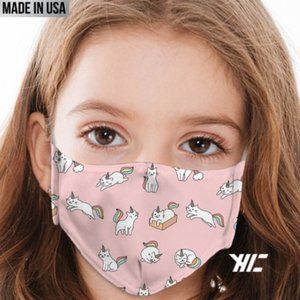 Unicorn Rainbow Kid Facemask